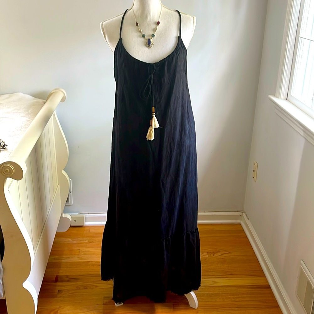 Anthropologie boho maxi/middy summer dress small